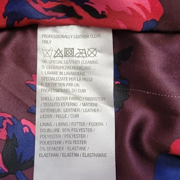 Isaac Mizrahi Burgundy Leather Jacket - Picture 13 of 16